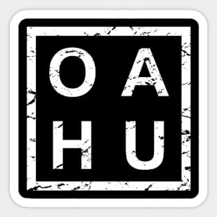 Stylish Oahu Sticker